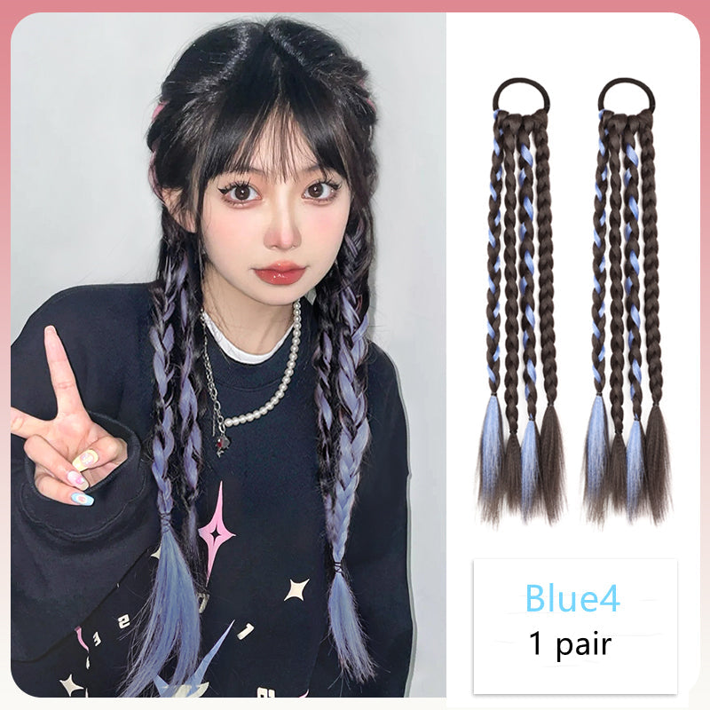 Cute Dyeing Braid Wigs*1 pair