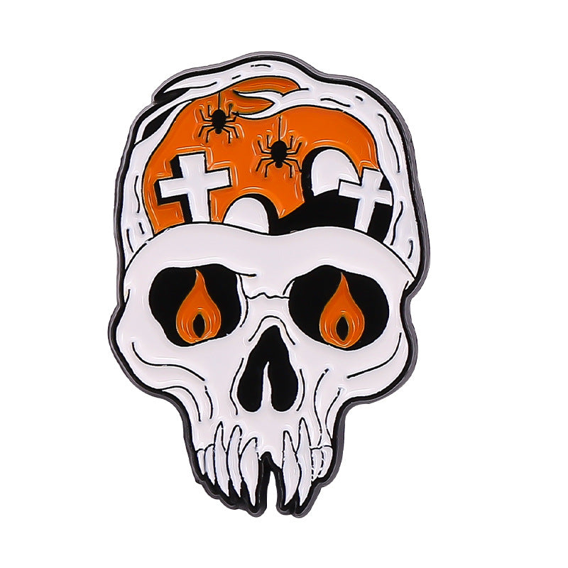 Halloween Skull Alphabet Pins