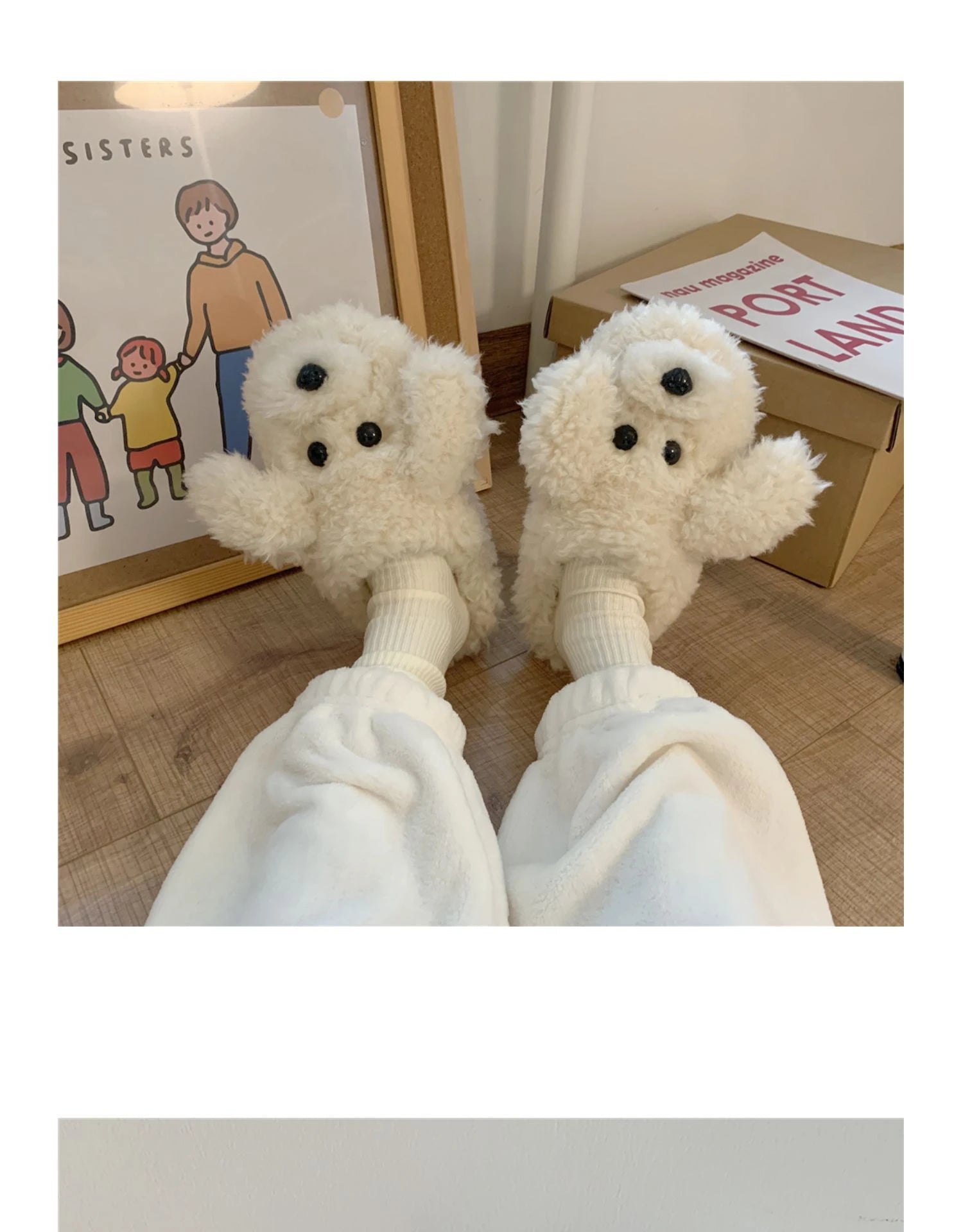 Cute Cartoon Plush Slippers