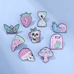 Halloween Pink Cartoon Pins