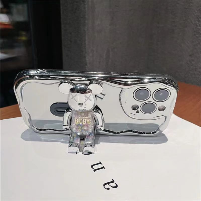 Creative 3D Bear Stand Phone Case