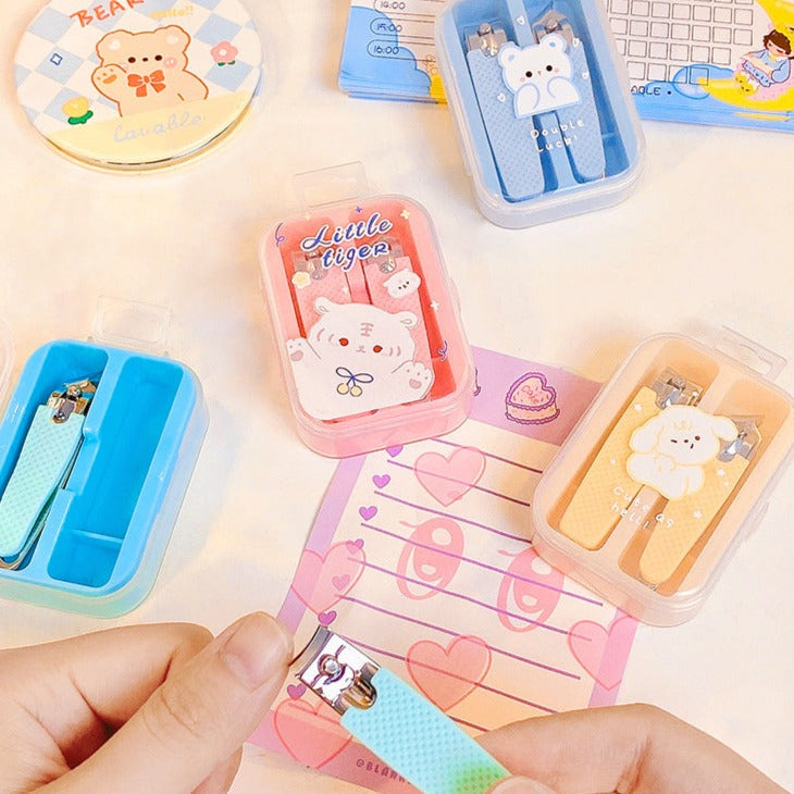 Cute Cartoon Nail Clippers Set