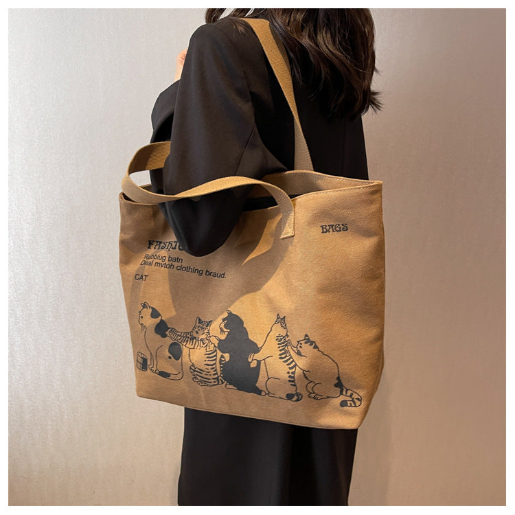 Cute Five Cats Tote Bag