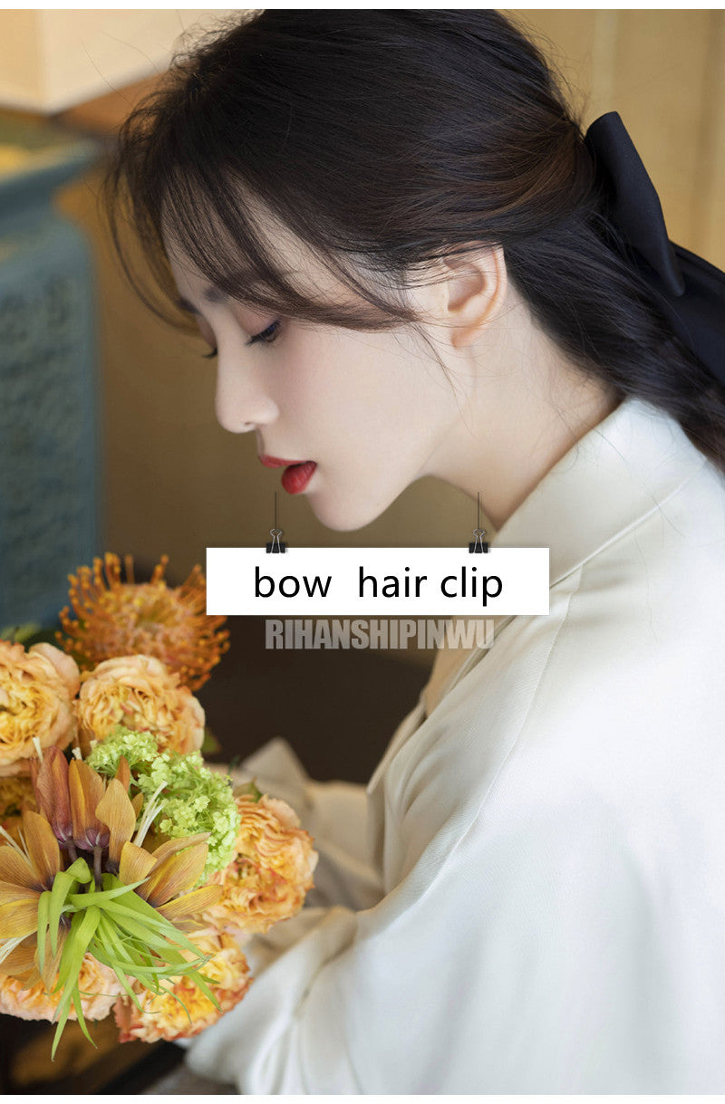 Large Bow Hair Clip