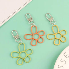 Hollow Flower Keychain