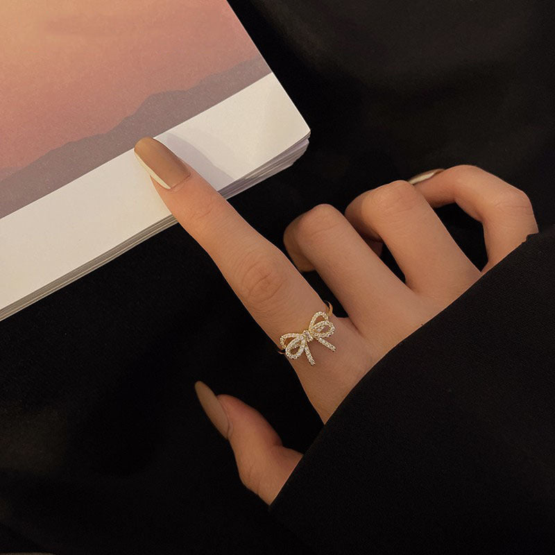 Cute Bow Adjustable Ring