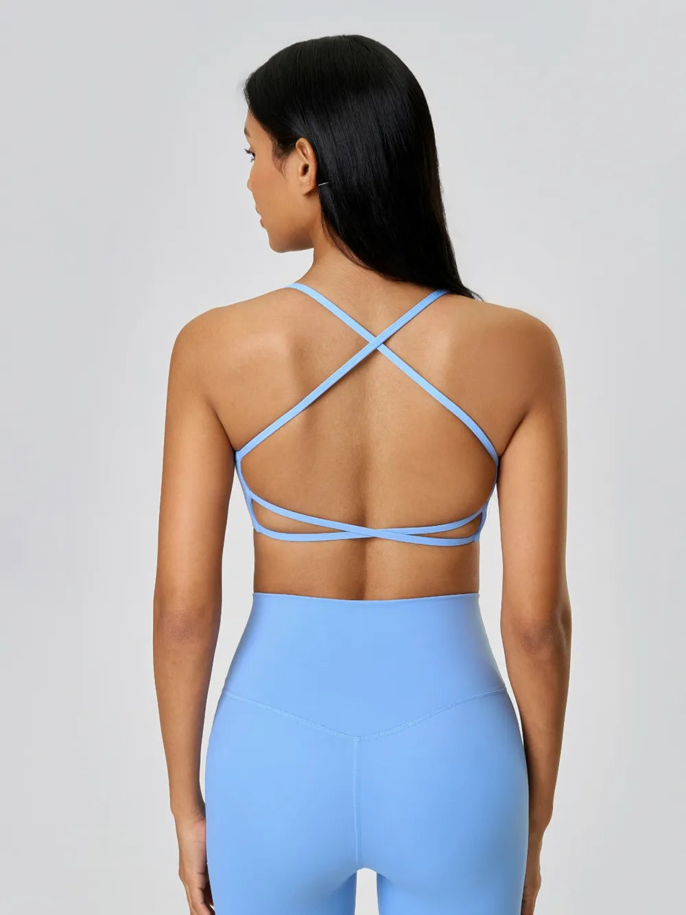 Crisscross Back Cami with Detachable Chest Pads