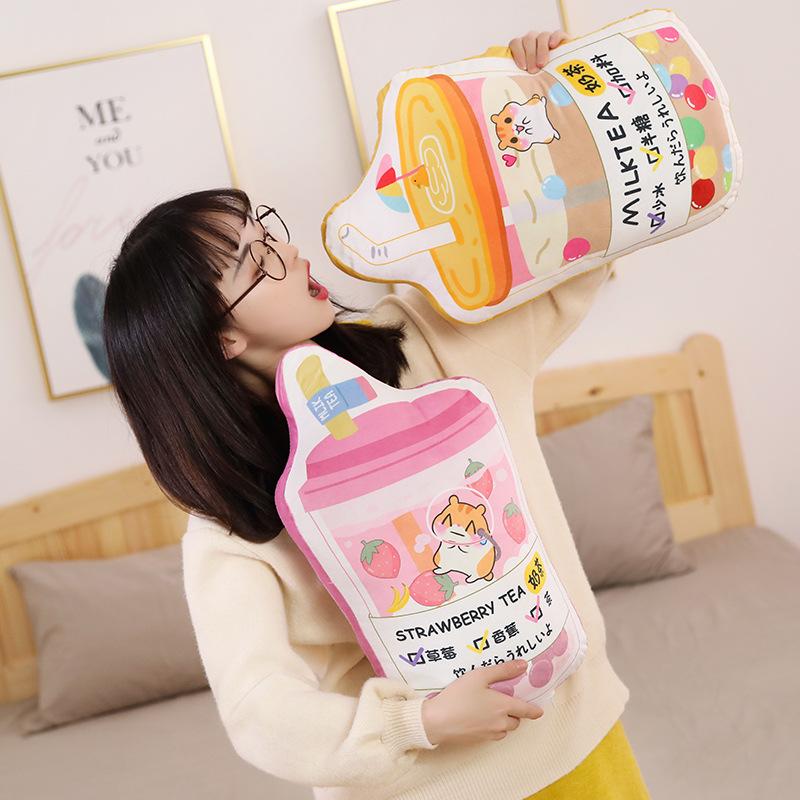 Harajuku Milk Tea Plush Pillow