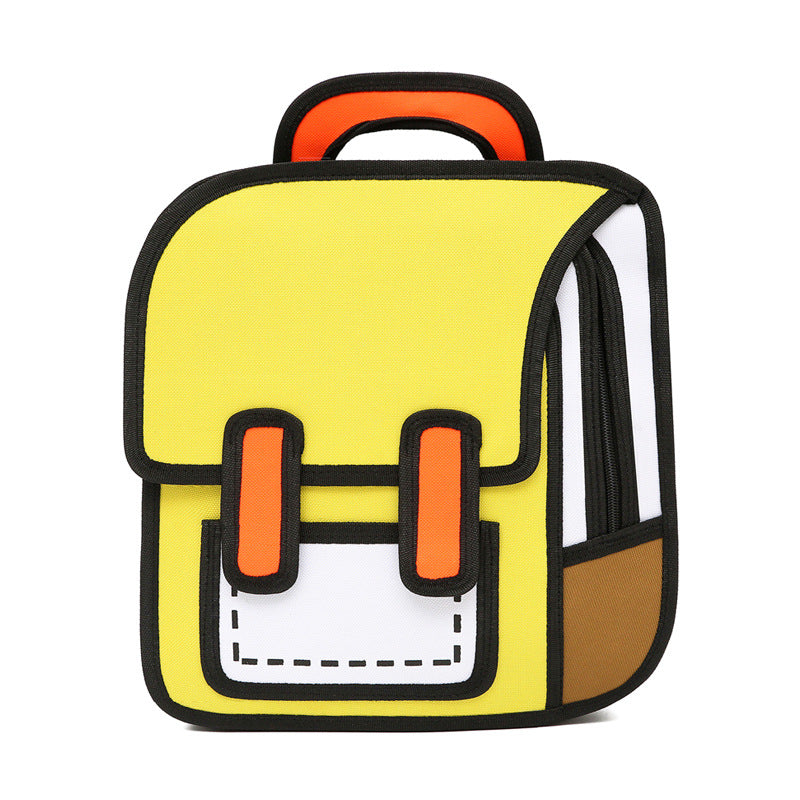 2D Drawing Anime 3D Visual Backpack