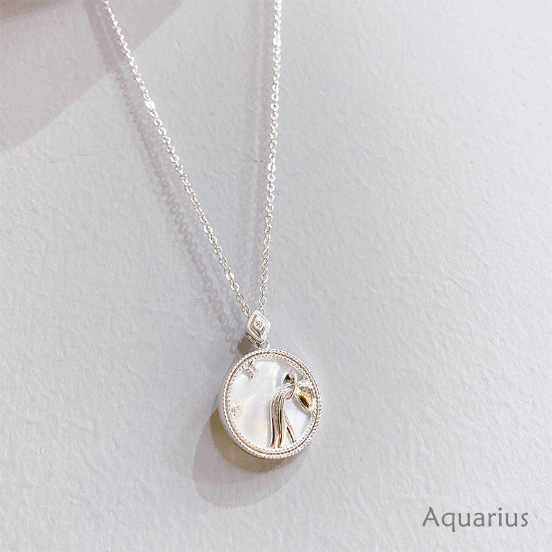 Constellation White Fritillary Necklace