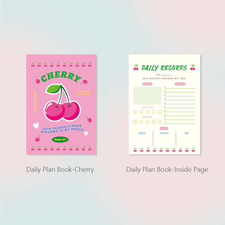 Cute Cherry Plan Book