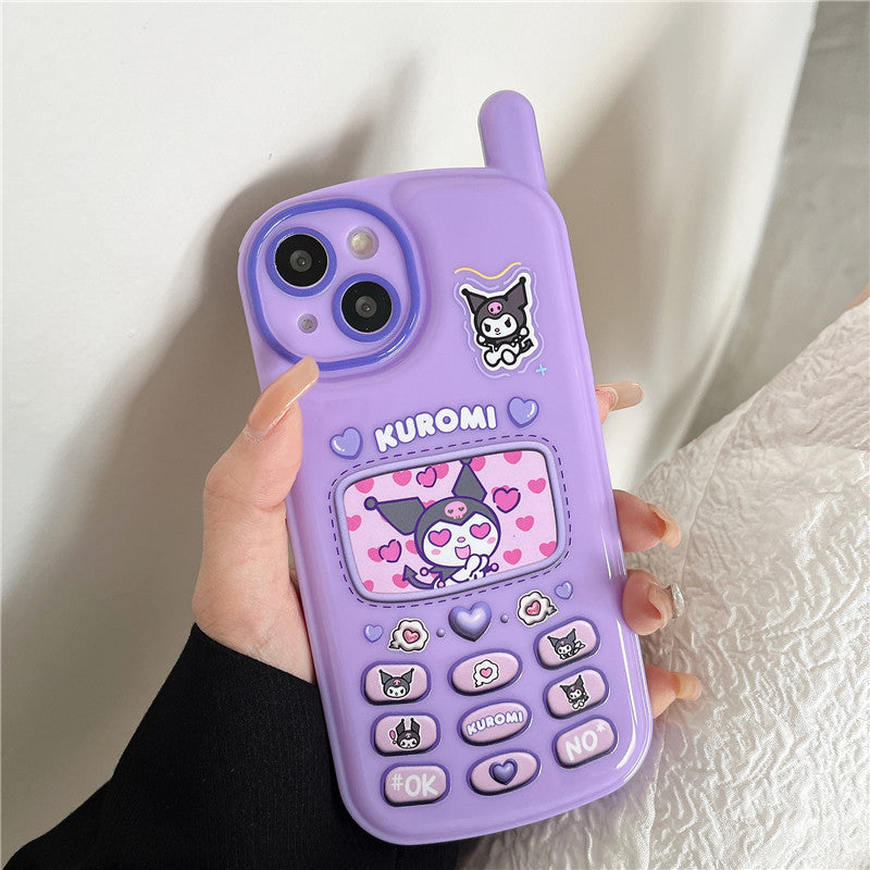 Creative Cartoon Purple Phone Case