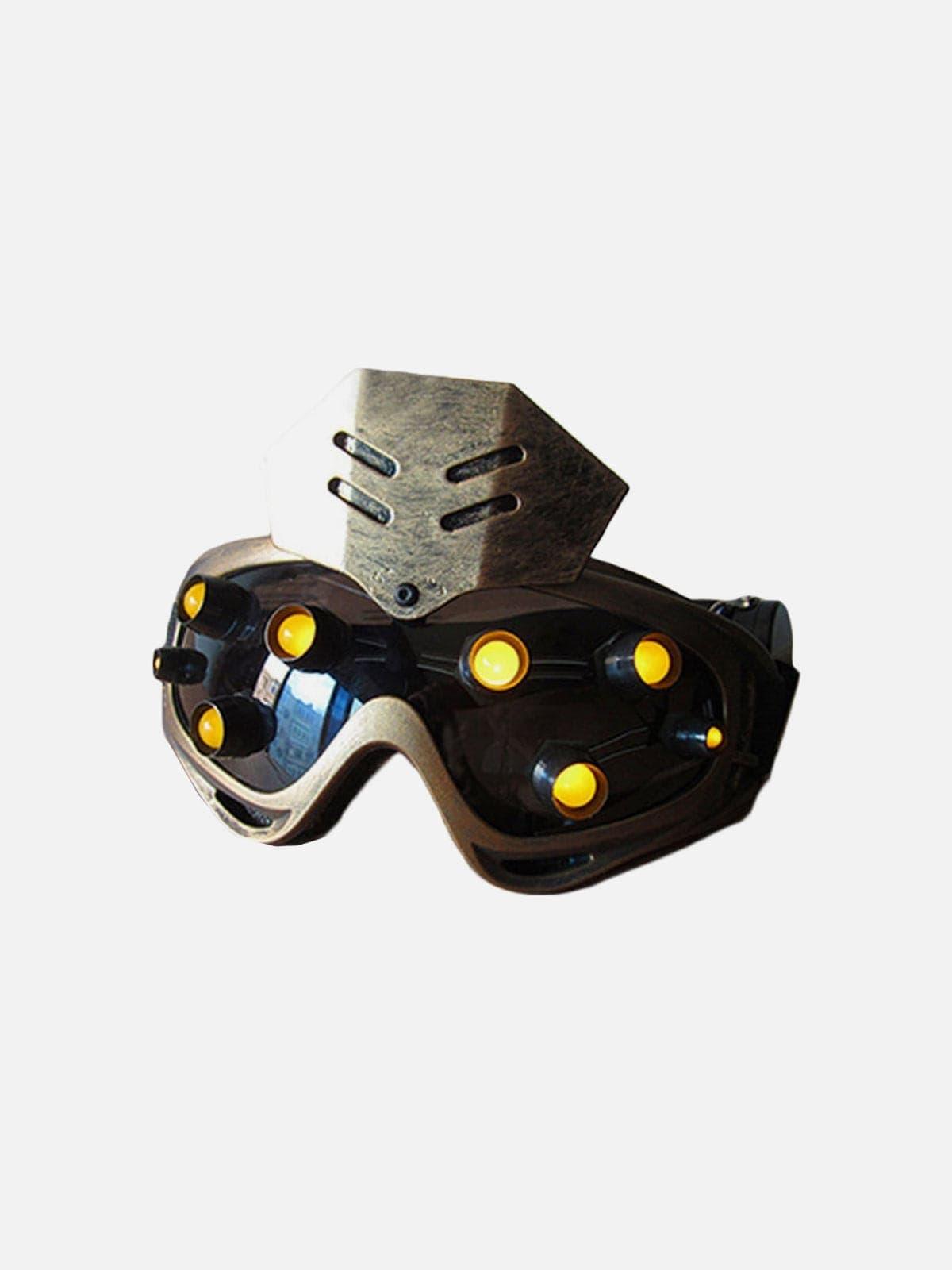 Cyberpunk Mechanical Sci-fi Steam Glow Mask