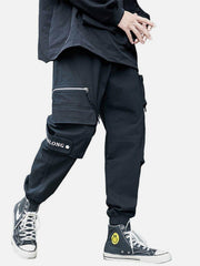 Patchwork Pockets Cargo Pants