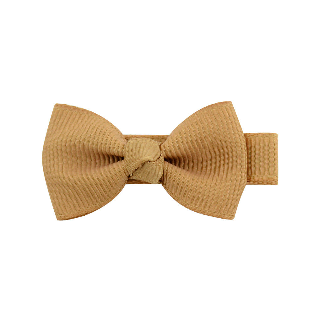 1 Pcs Small Hair Clips Ribbon Covered Clip