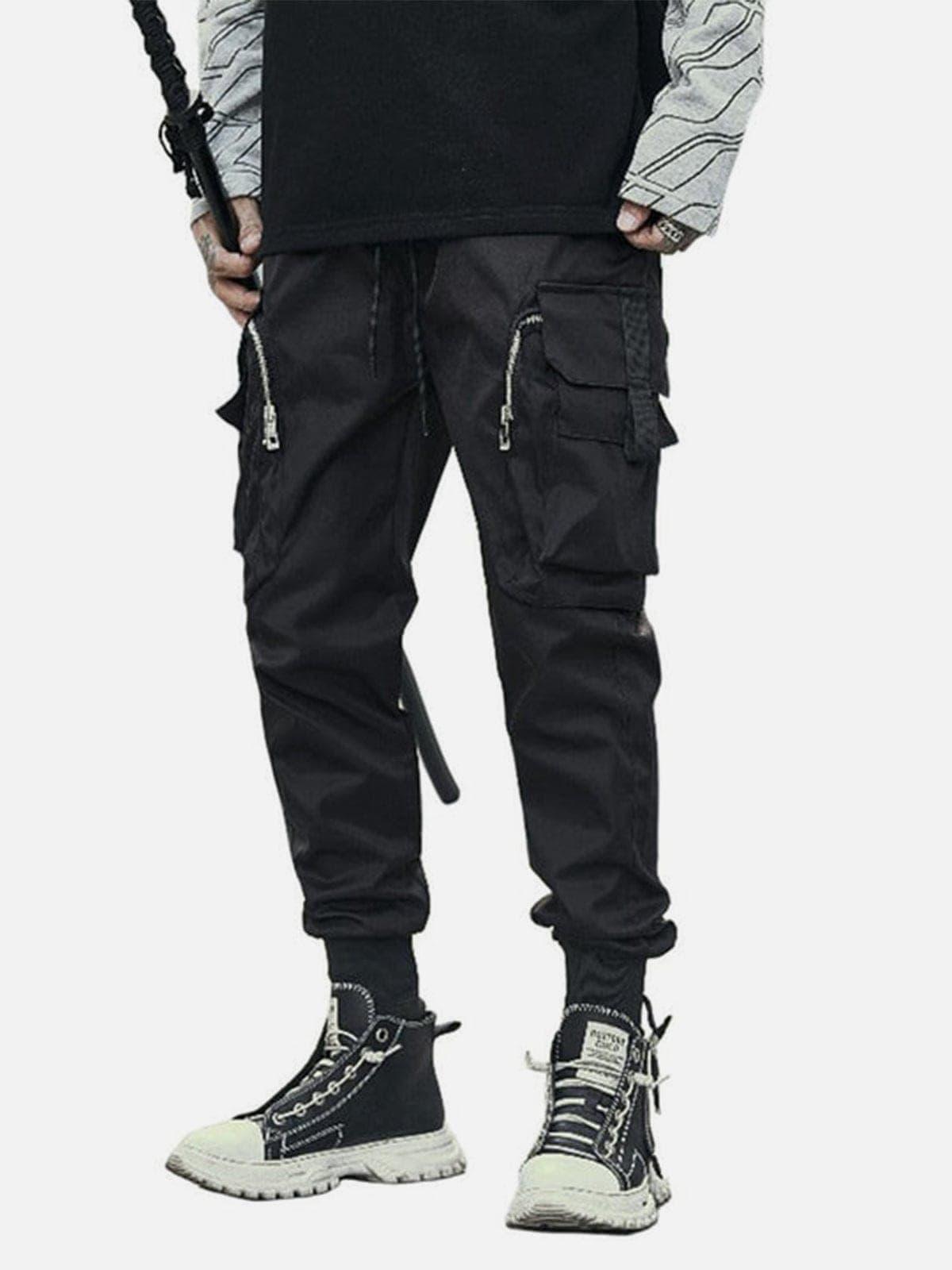 Function Zipper Pockets Cargo Pants