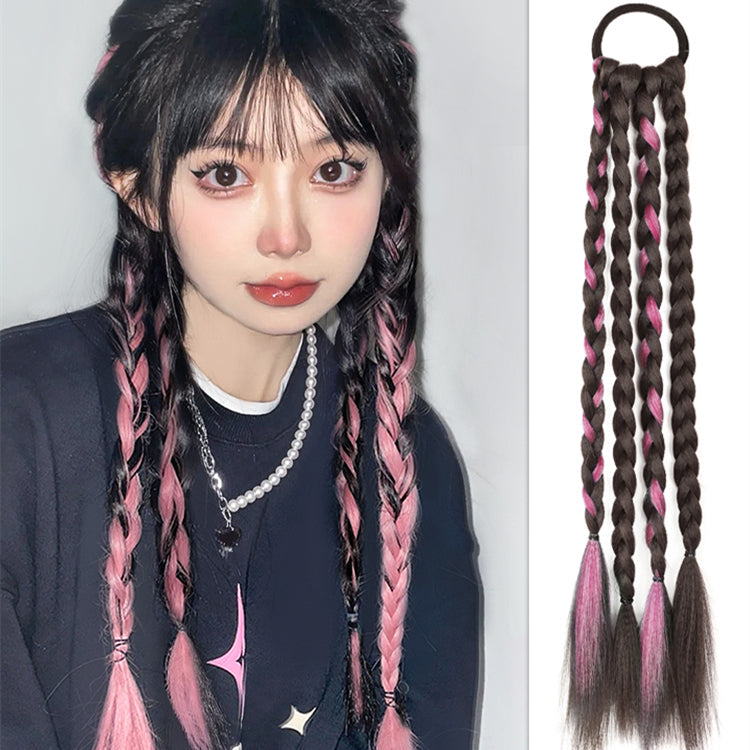 Cute Dyeing Braid Wigs*1 pair