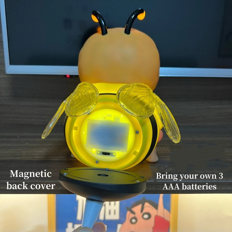 Kawaii Cartoon Little Bee Night Light Ornament