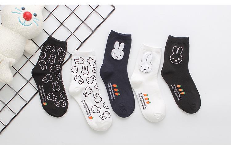 Cartoon Anime Rabbit Socks