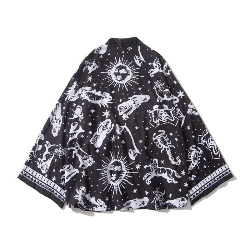"Twelve constellations" Japanese Kimono