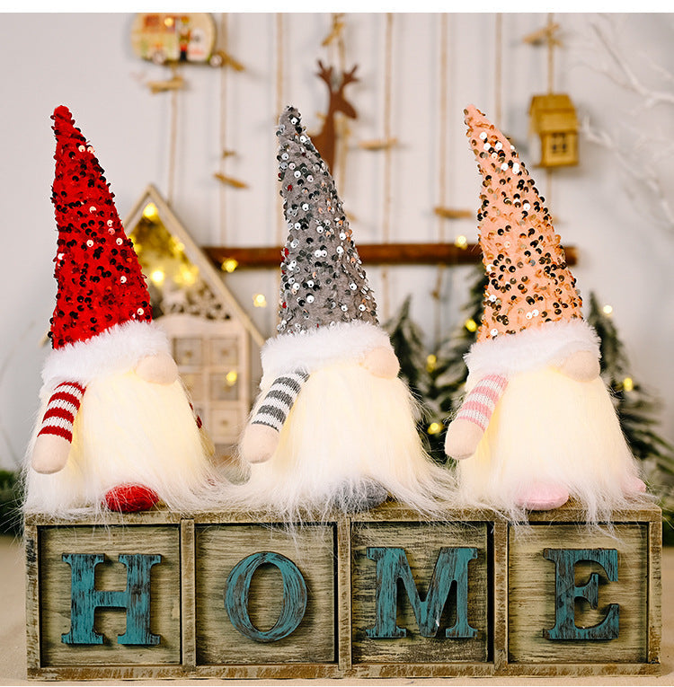 Glowing Gnomes Doll Ornaments