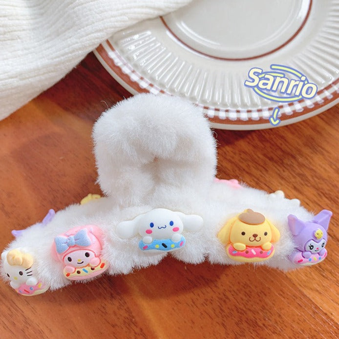 Cartoon Plush Hair Clip