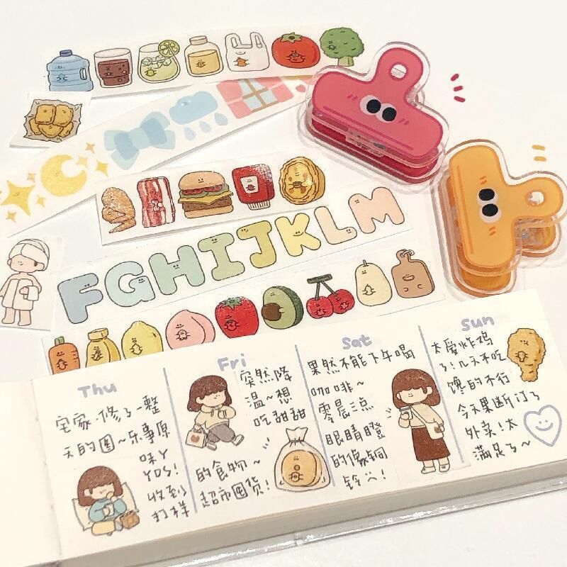 Kawaii Acrylic Emoji Paperclip