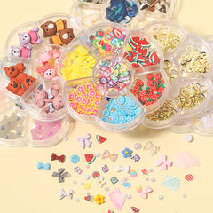 A Variety Of Cute Nail Art Decorations