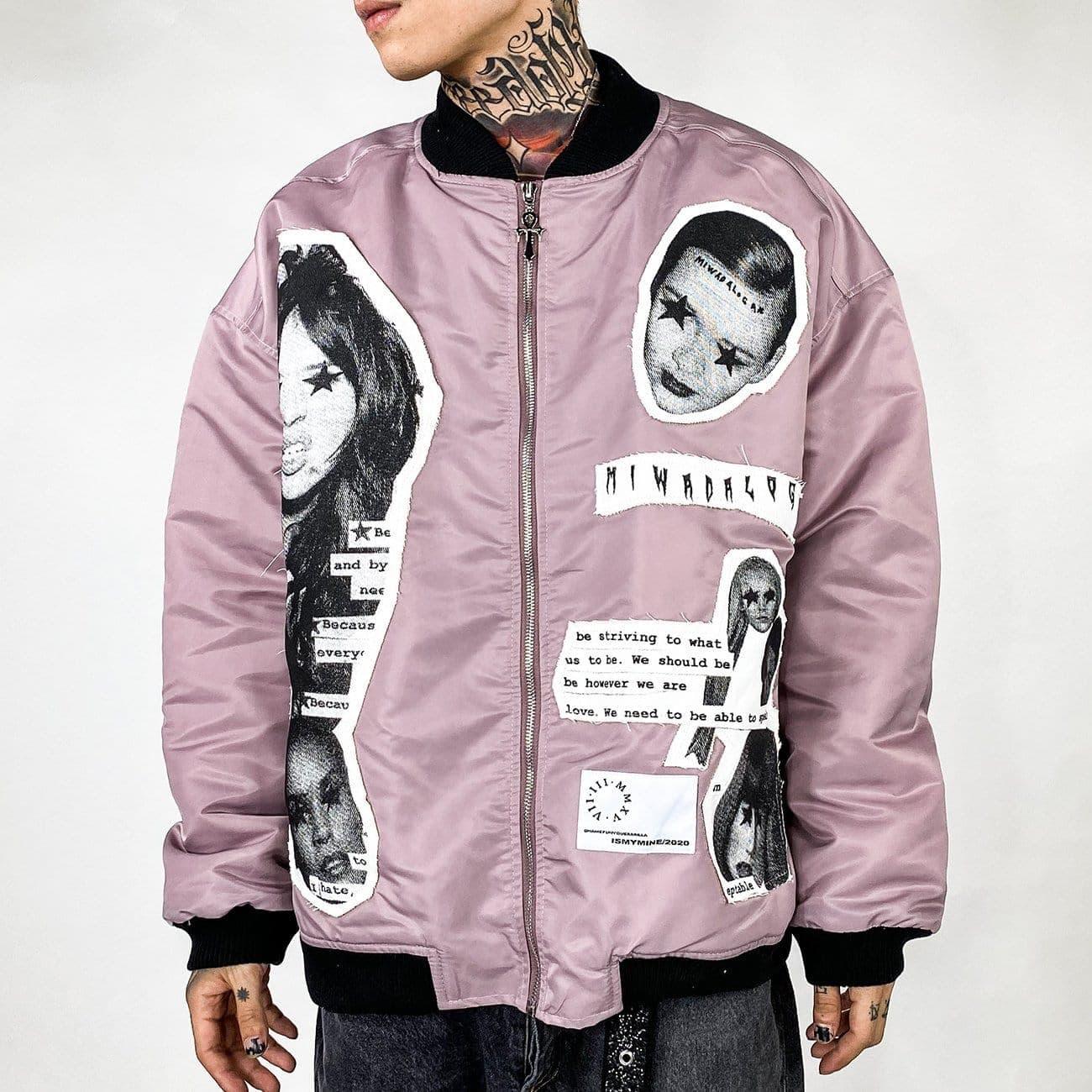 "Character Patch" Varsity Jacket