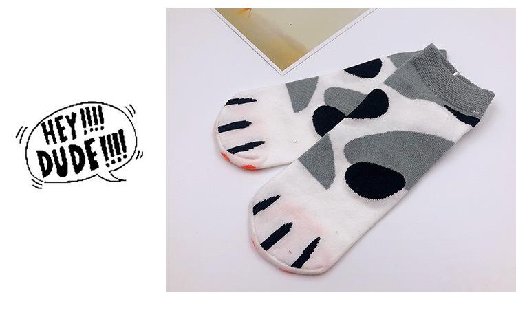 Cartoon Cat Paw Socks