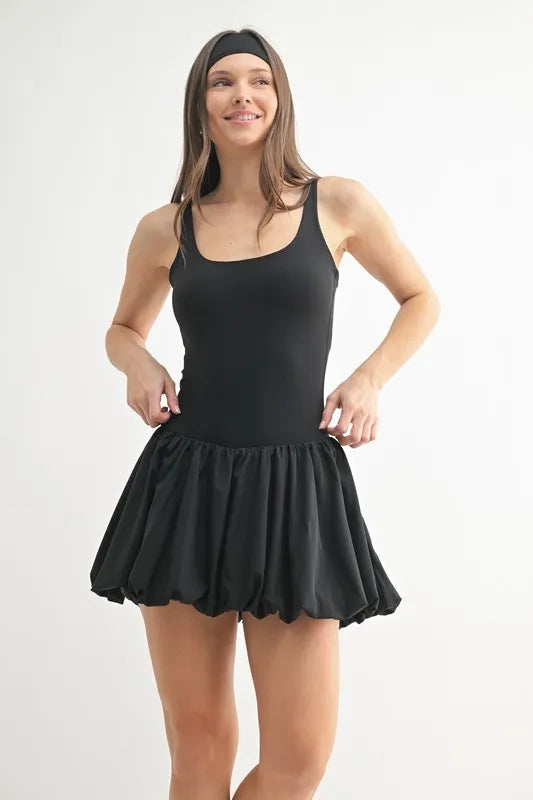 MONO B Bubble Mini Dress