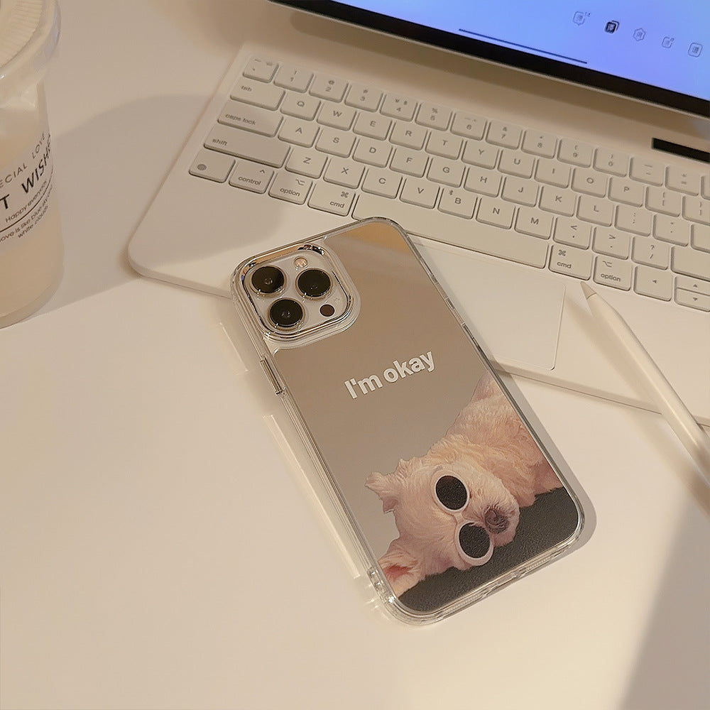 Mirror Funny Dog Phone Case