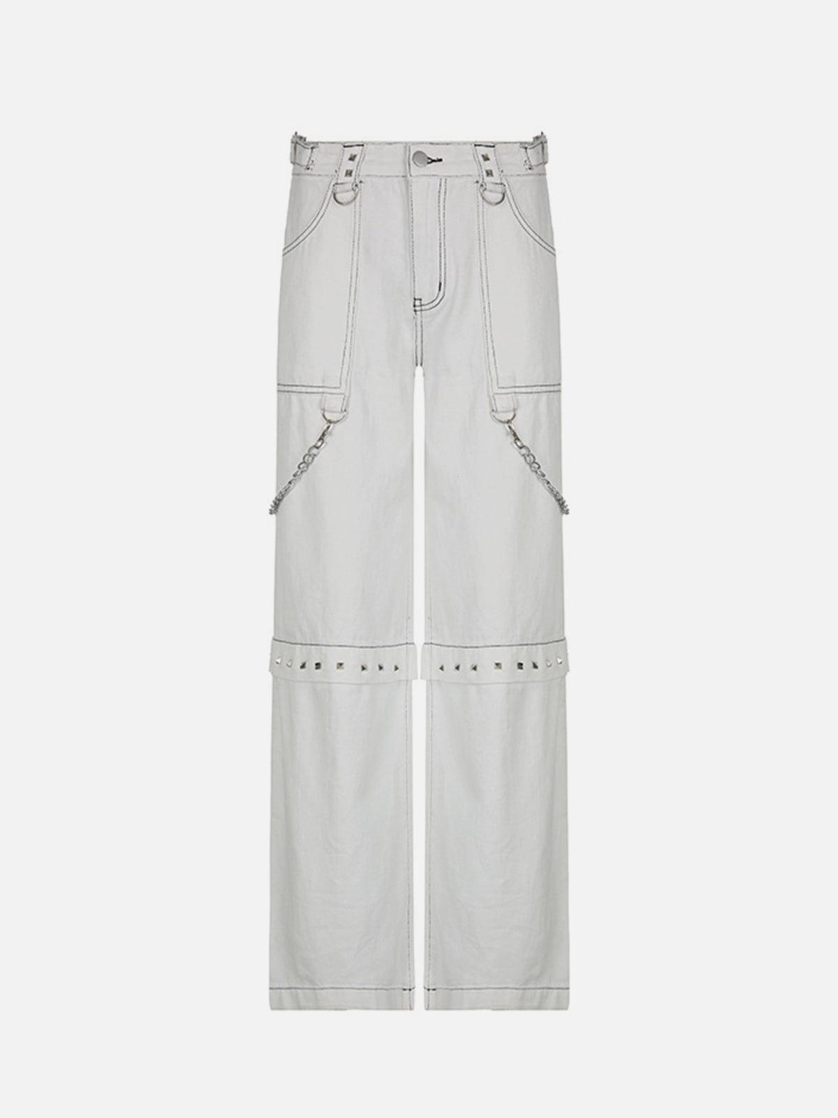 Vintage Rivet Chain Pants