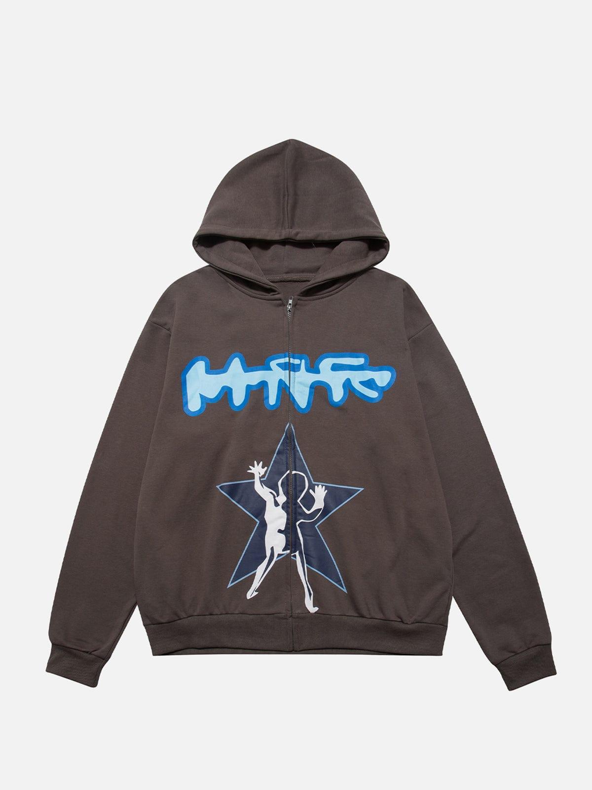 Star Kid Print Hoodie