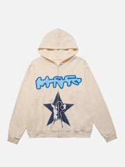 Star Kid Print Hoodie