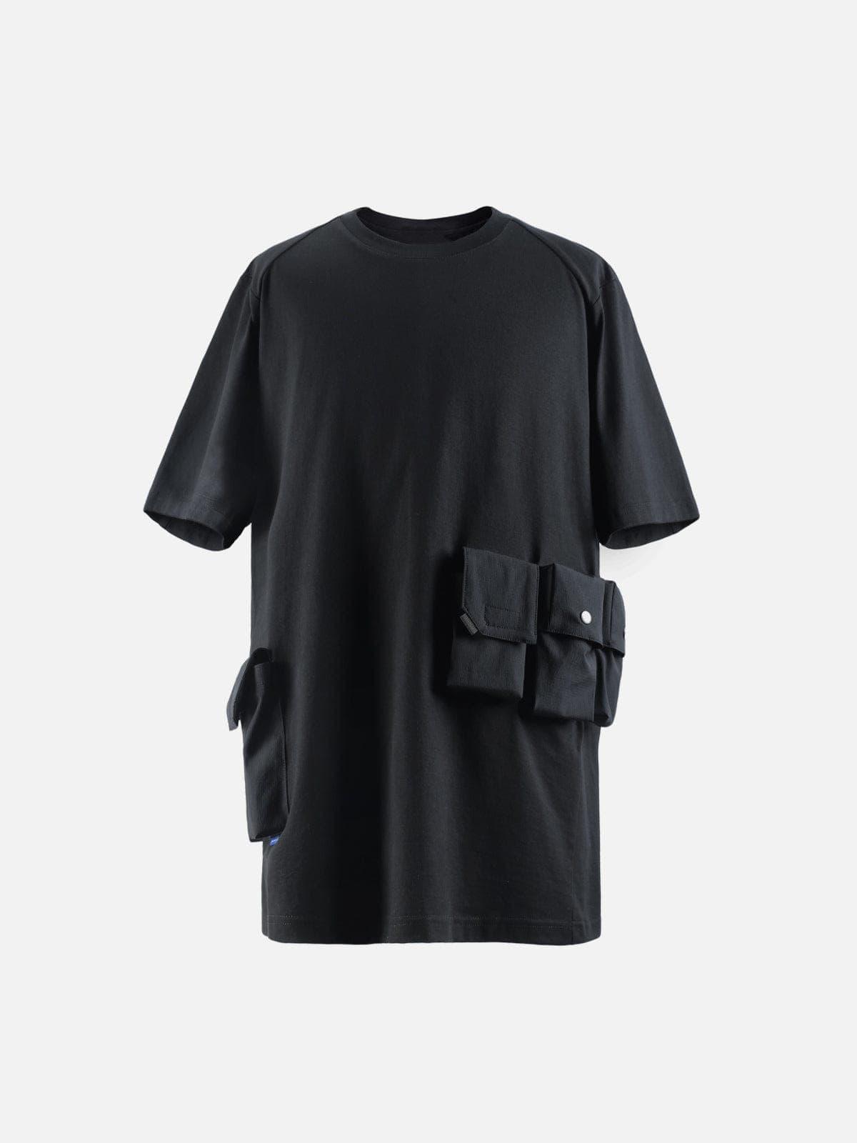 Asymmetrical Multi Pockets Tactical Tee