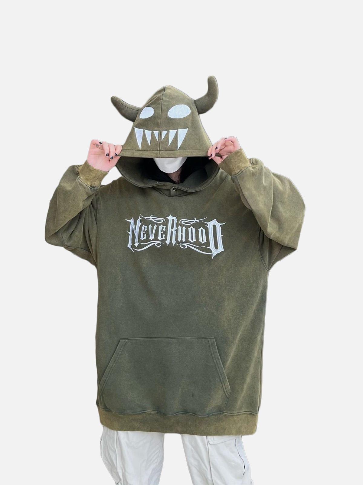 "Anagocer Hood" Devil Hoodie