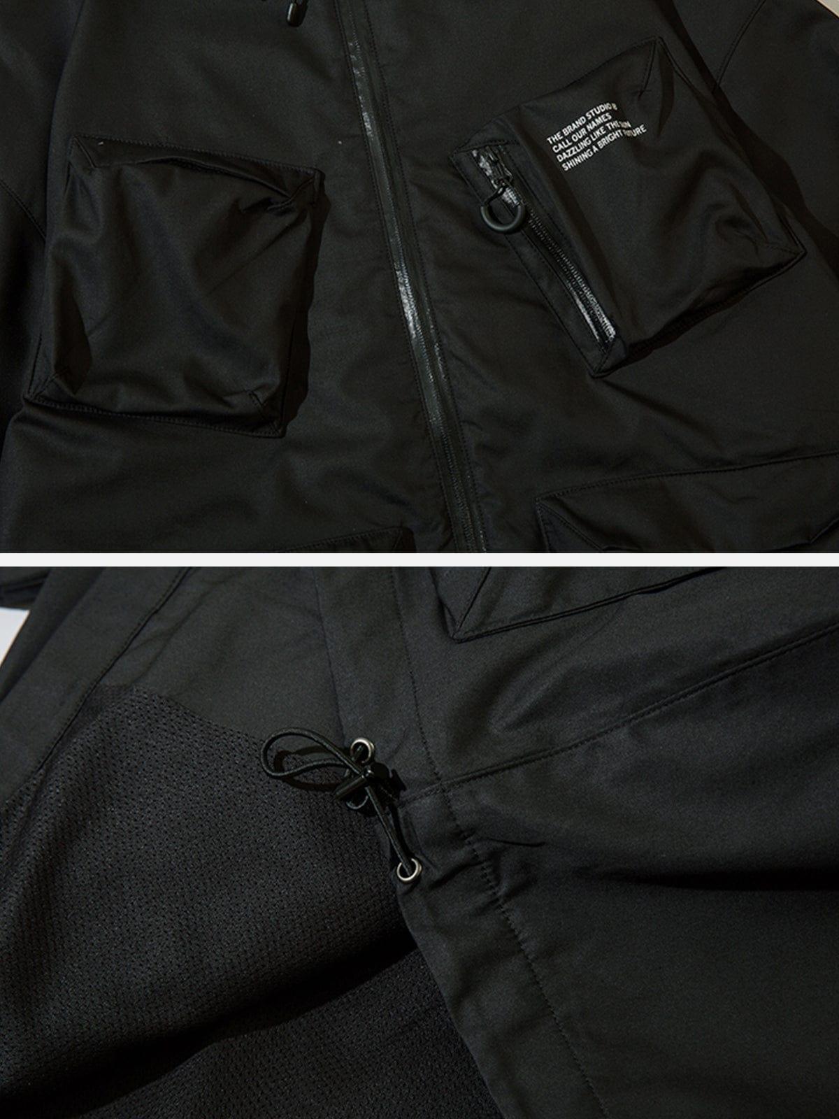Large Back Pocket Cargo Jacket