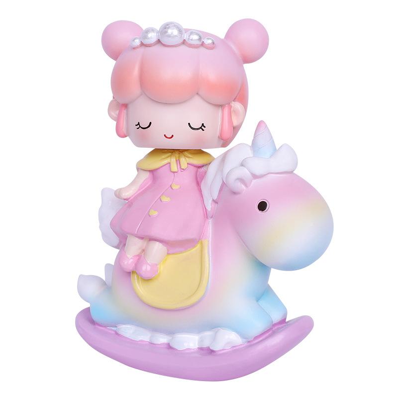 Fairy Tale Prince And Princess Horse Ornaments