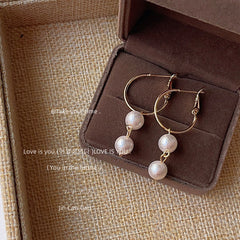 Textured Pearl Earrings