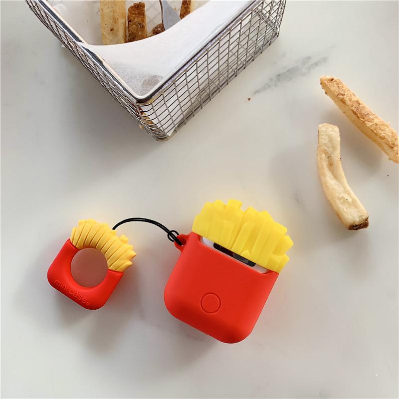 French Fries Burger Airpod Case