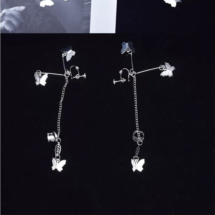 Butterfly Chain Earrings