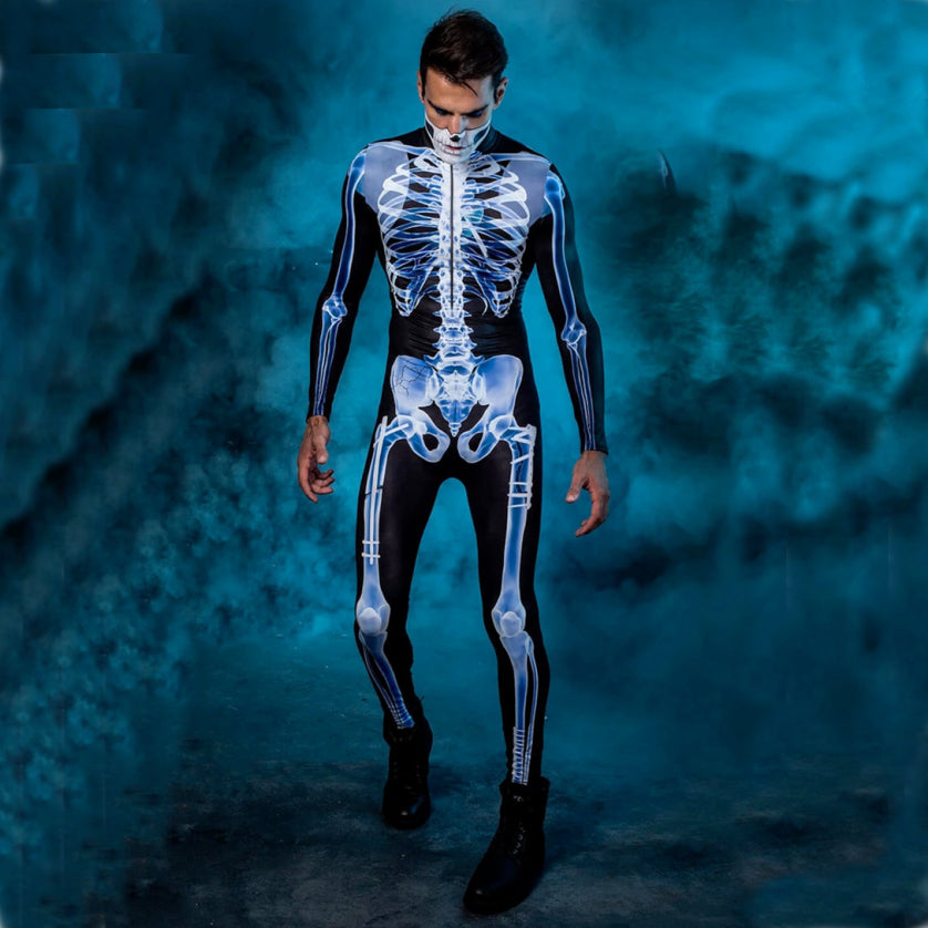 Halloween Sexy Skeleton Bodysuit