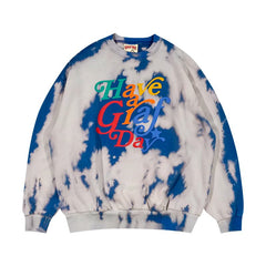 90s Aesthetic Colorful Tie Dye Sweatshirt