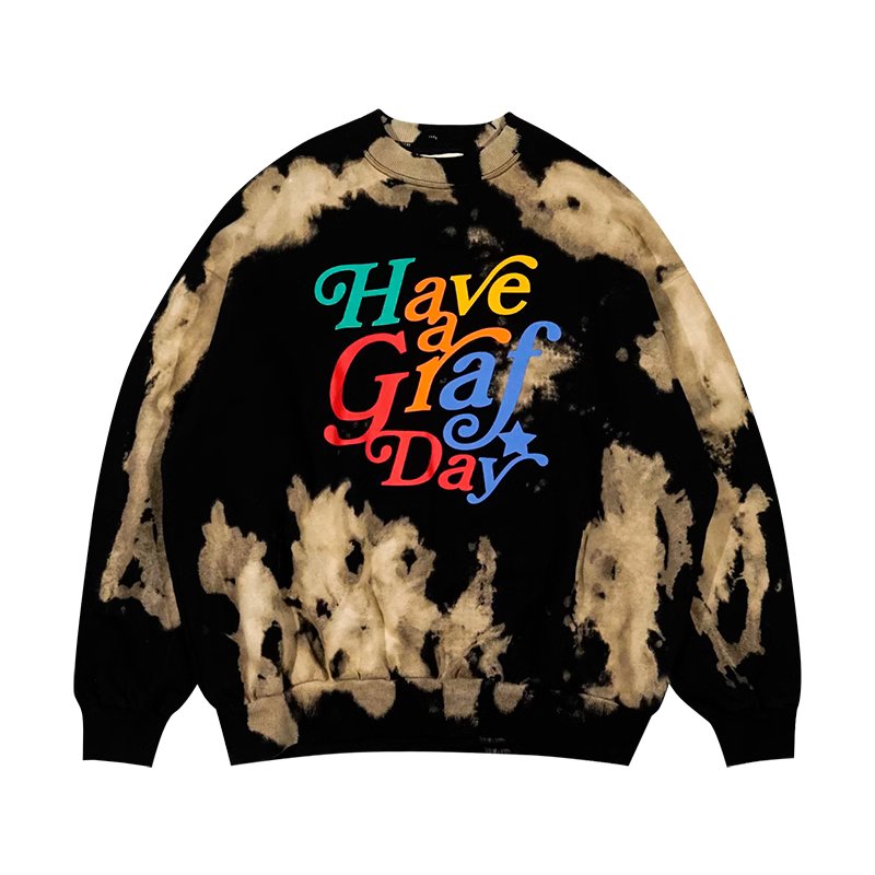 90s Aesthetic Colorful Tie Dye Sweatshirt