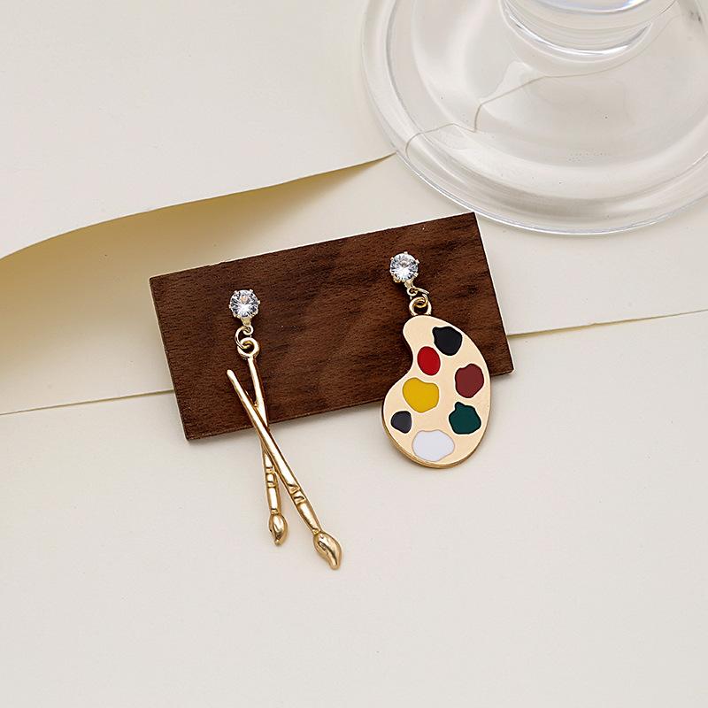 Personality Fun Brush Earrings