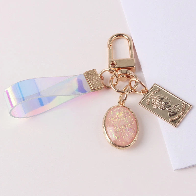 Retro Gem Keychain