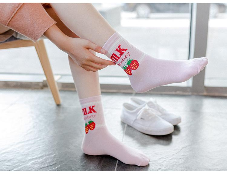 Japanese Cartoon Fruit Socks