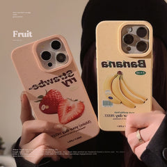 Fruit Strawberry Banana Phone Case