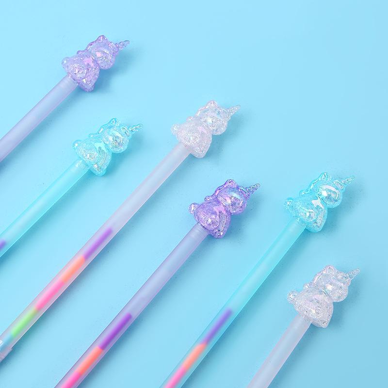 Crystal Unicorn Gel Pen-3pcs